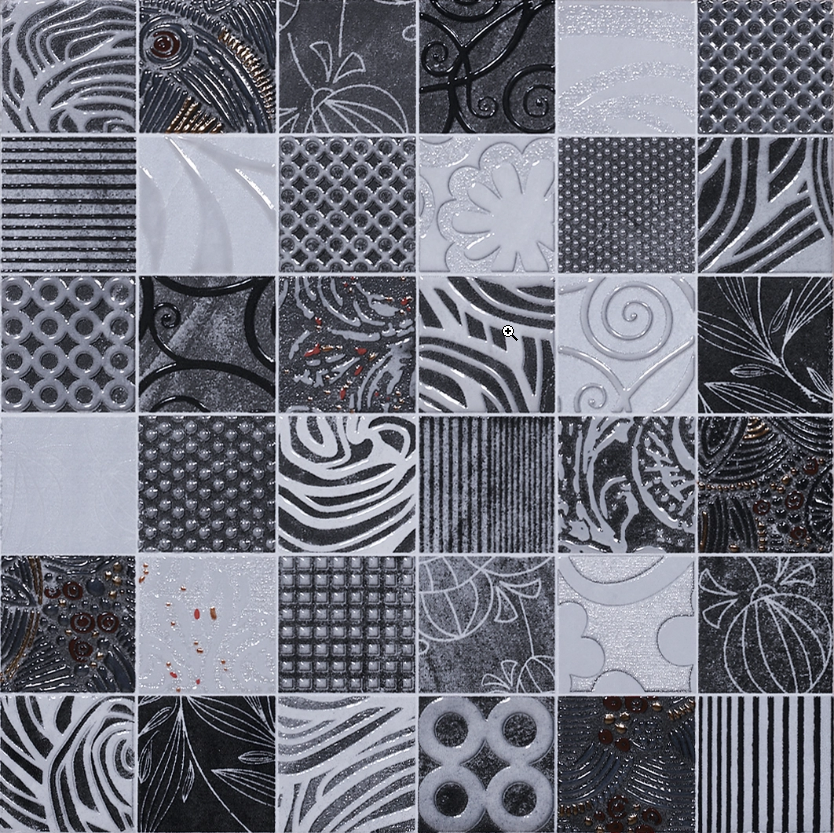 Ceramica Estilker – Heritage Blue ML-3313 30x30 | Dekorfliese Blau Weiß Matt