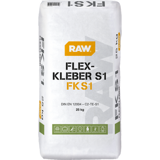 RAW S1 Flexibler Klebemörtel - 25 Kg