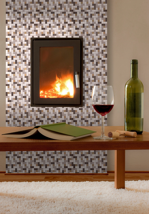 Ceramica Estilker – Heritage ML-3345 30x30 cm | Stern-Dekorfliese Grau-Weiß Matt