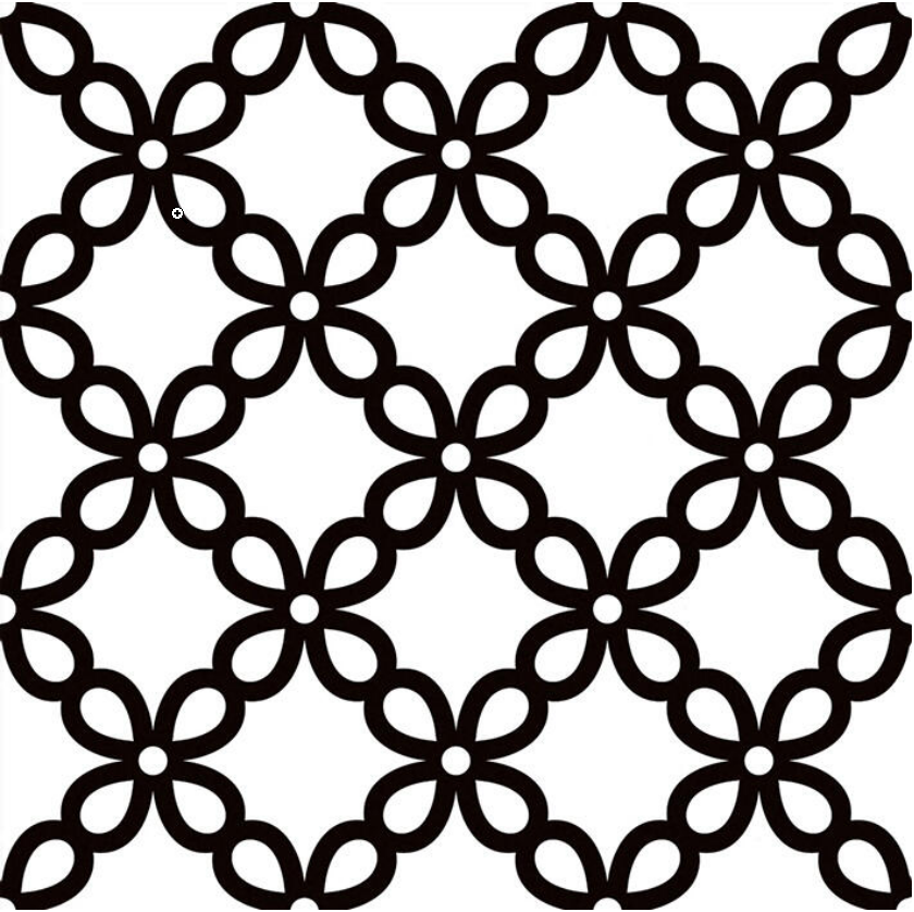 Ceramica Estilker – Evoque Charm 20x20 cm | Zementfliesen-Optik Schwarz-Weiß