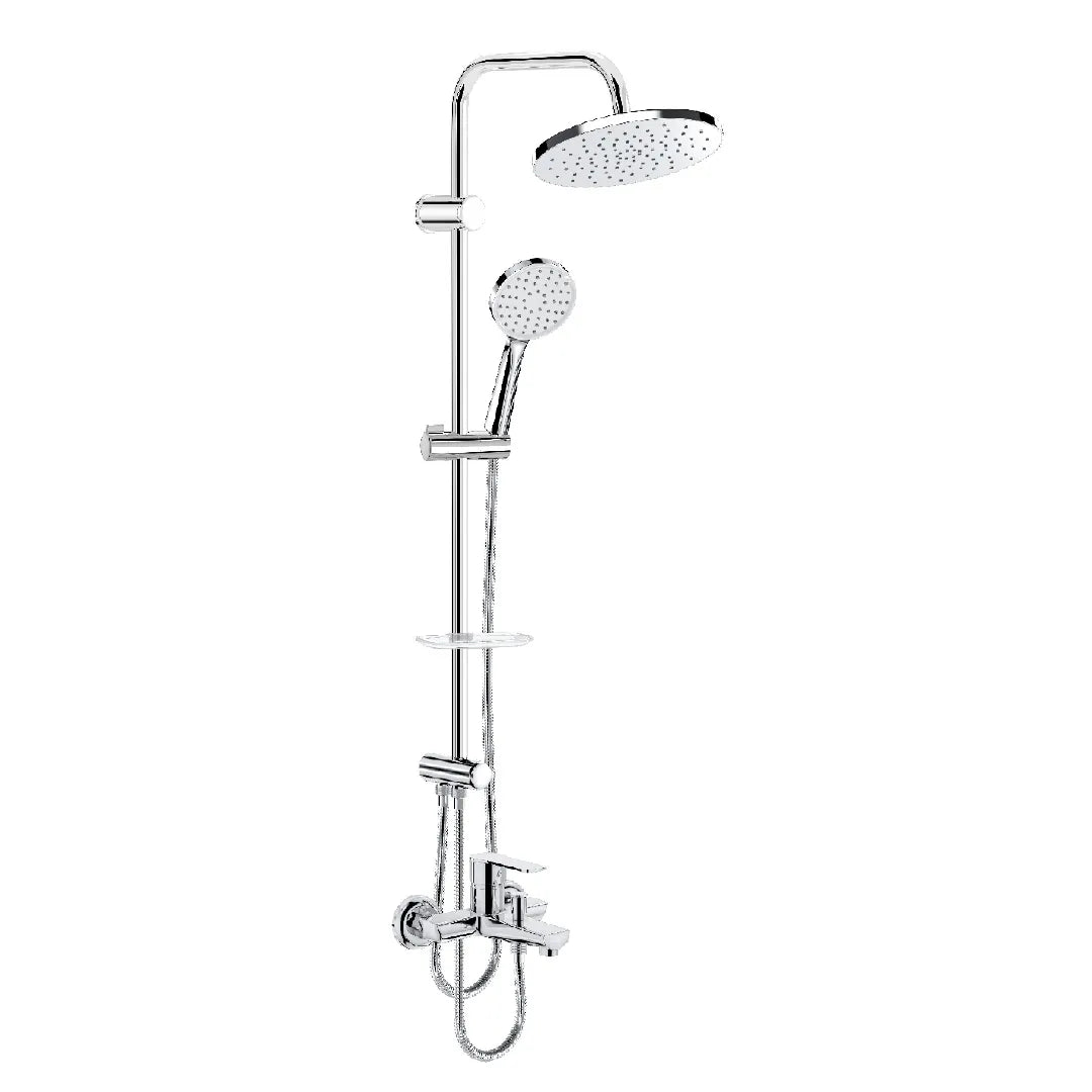 Grando Duschmischer-Set, Chrom