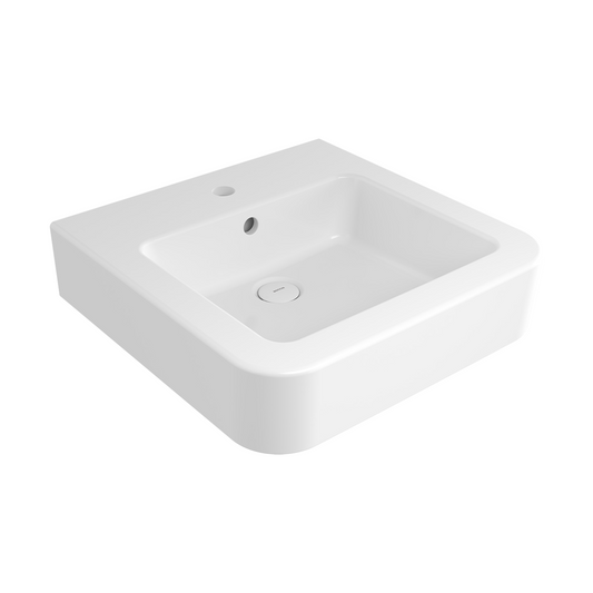 Parma Aufsatzwaschbecken 50 cm mit 1 Hahnloch
