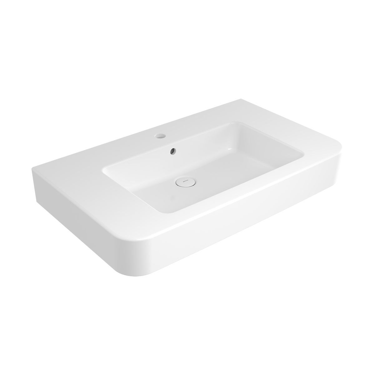 Parma Aufsatzwaschbecken 84,5 cm mit 1 Hahnloch