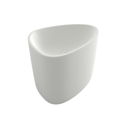 Etna Monoblock Standwaschbecken ohne Hahnloch