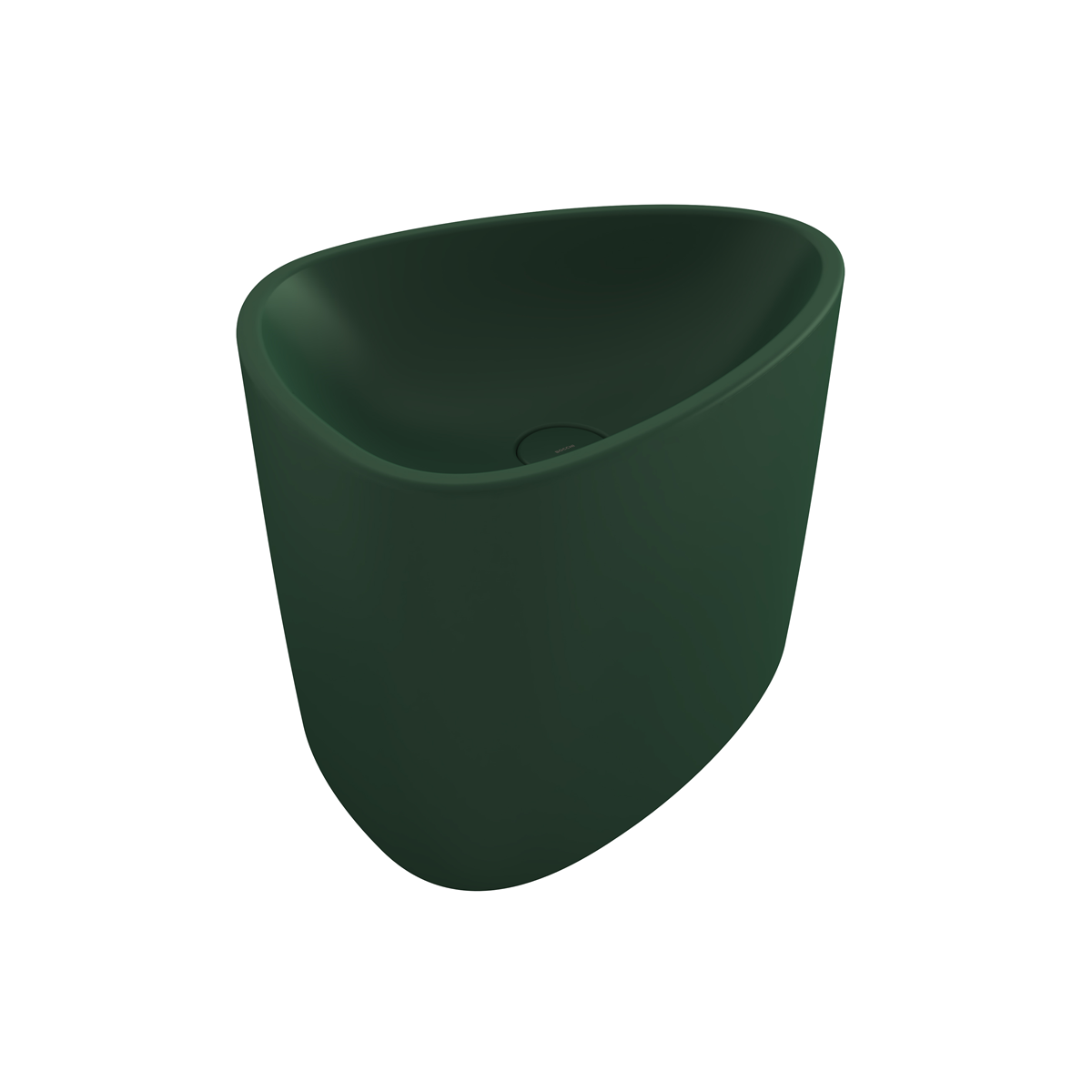 Etna Monoblock Standwaschbecken ohne Hahnloch