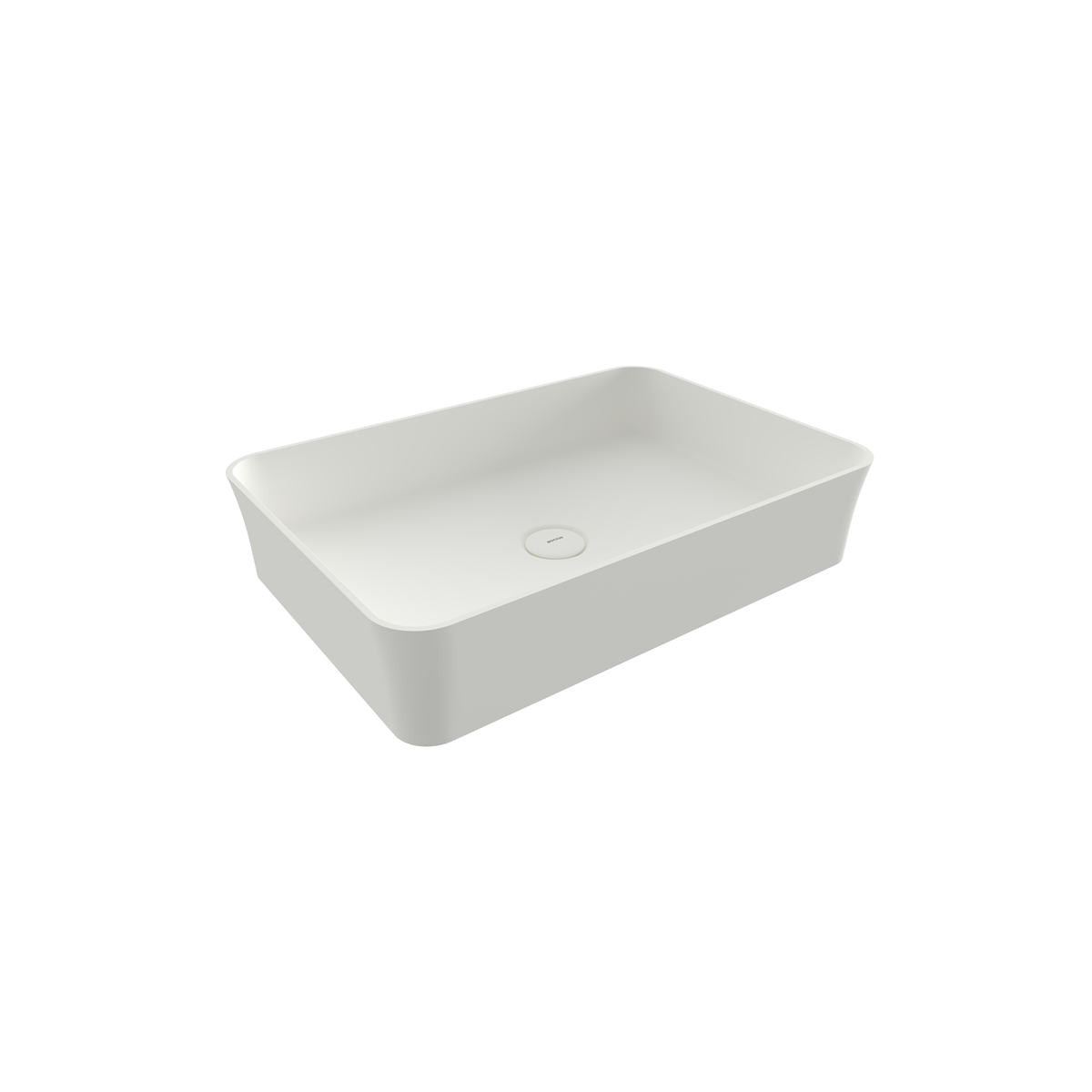 Sottile Slim Line Aufsatzwaschbecken – Designer Waschbecken für moderne Badezimmer 55cm