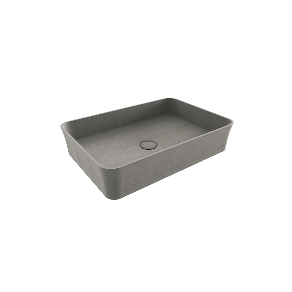 Sottile Slim Line Aufsatzwaschbecken – Designer Waschbecken für moderne Badezimmer 55cm