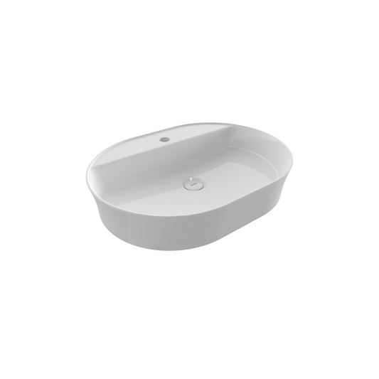 Sottile Slim Line Aufsatzwaschbecken oval 60 x 45 cm