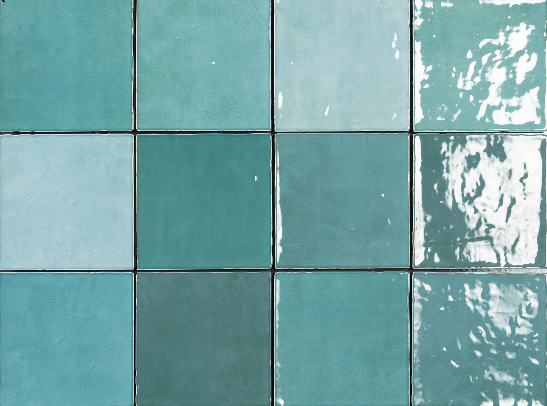 Ceramica Estilker – Rainbow Mediterranean Mix 11,5x11,5 | Wandfliese Grün Türkis