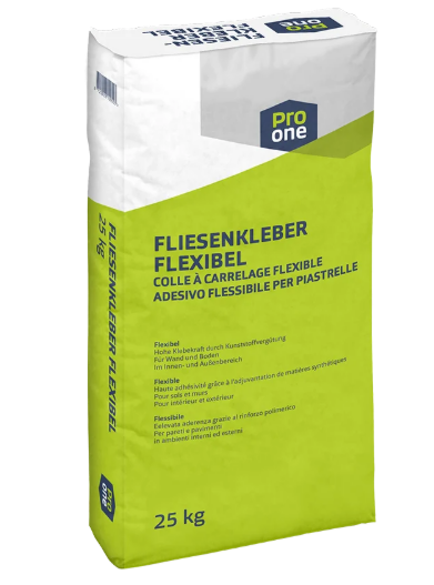 ProOne Fliesenkleber flexibel C2 TE S1 25 kg