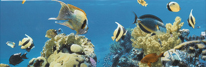 Ceramica Estilker – Aquarium Multicolor 20x60 cm | Relief-Wandfliese Fisch-Design