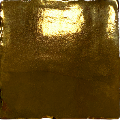 Ceramica Estilker – Sevilla Gold 13x13 cm | Wandfliese Gold Metall-Optik Glänzend