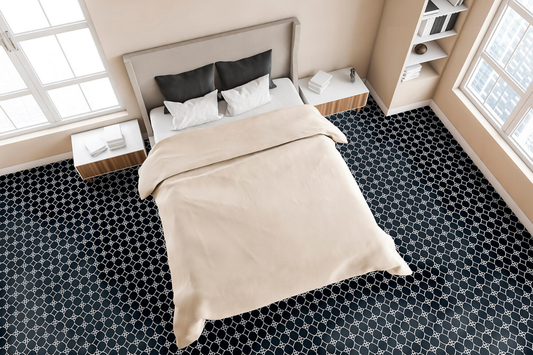 Ceramica Estilker – Evoque Bella 20x20 cm | Florale Zementlook-Fliese Matt C2