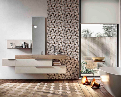 Ceramica Estilker – Heritage ML-3345 30x30 cm | Stern-Dekorfliese Grau-Weiß Matt