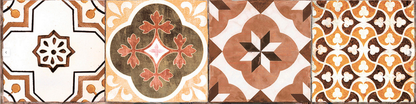 Ceramica Estilker – Listelo Hidráulico 31,6x7,8 cm | Bordüre Multicolor Matt