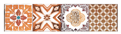 Ceramica Estilker – Listelo Hidráulico 31,6x7,8 cm | Bordüre Multicolor Matt