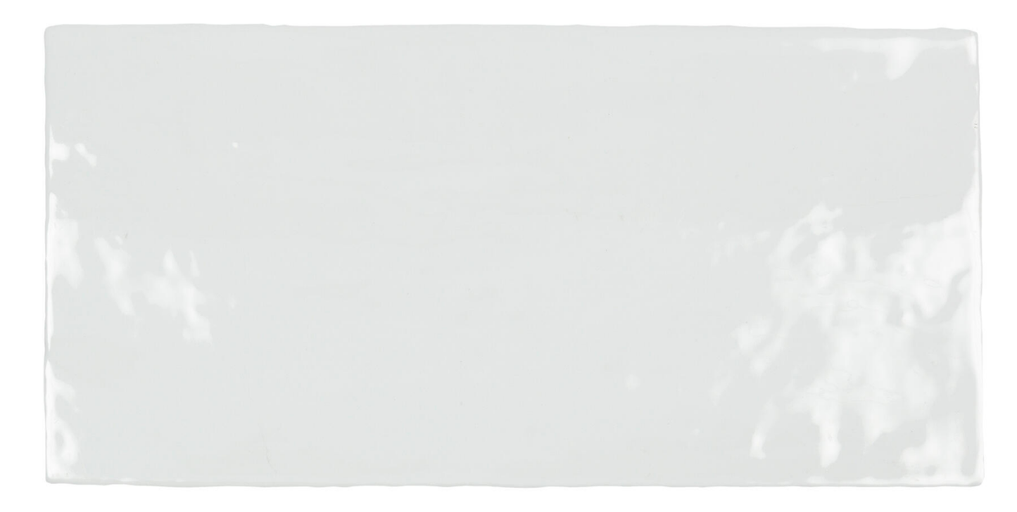 Ceramica Estilker – Dream White 15x30 cm | Wandfliese Weiß Zellige-Optik Glanz