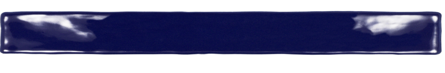 Ceramica Estilker – Kiev Azul Cobalto 5x50 cm | Wandfliese Stab-Optik Blau Glanz
