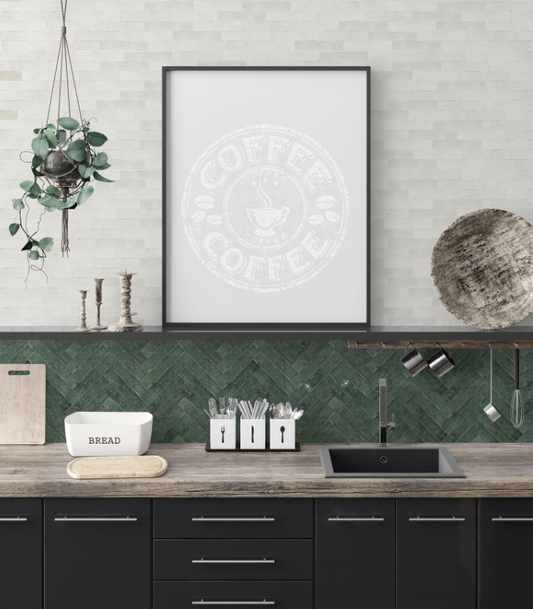 Ceramica Estilker – Maya Green 5x25 cm | Wandfliese Zellige-Optik Grün Glänzend