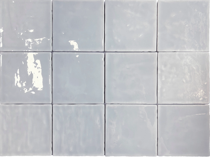 Ceramica Estilker – Rainbow Gris Mix 11,5x11,5 cm | Zellige-Optik Grau Glanz