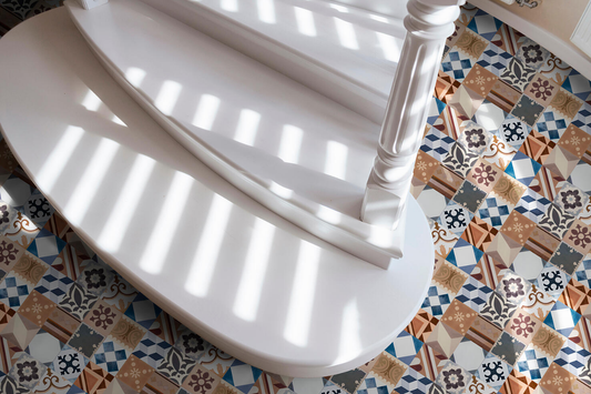 Ceramica Estilker – Serie Tumblr Multicolor 30x30 | Patchwork-Fliese Zementoptik