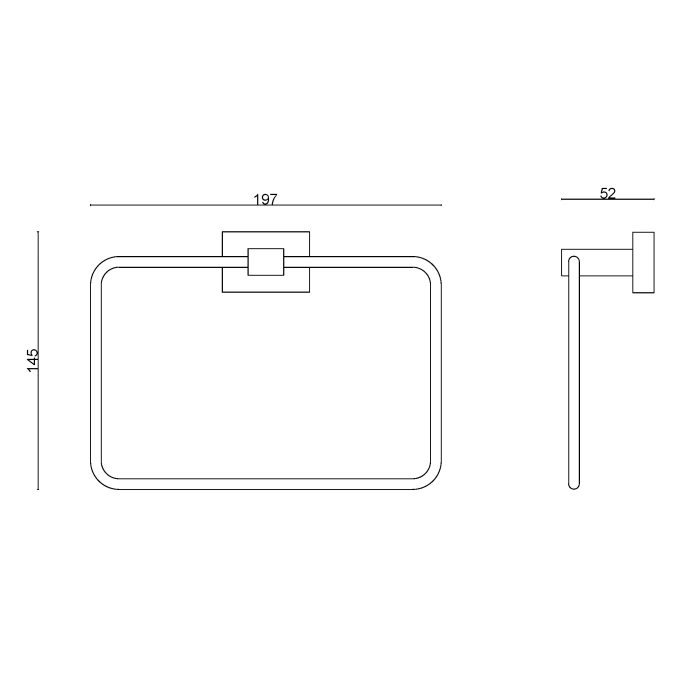 Kenzo Toilettenpapierhalter geschlossen