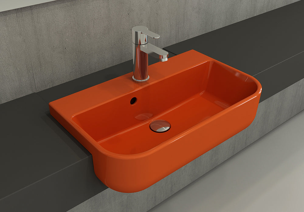Milano Halbeinbau-Waschbecken 50 cm – Ansicht 11