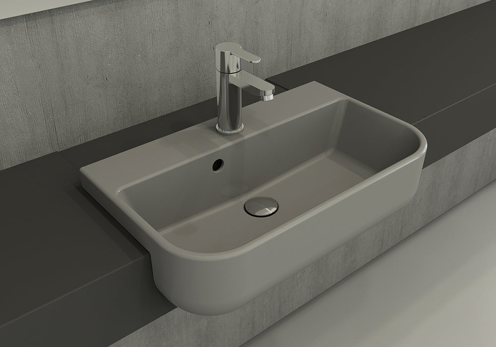 Milano Halbeinbau-Waschbecken 50 cm – Ansicht 14
