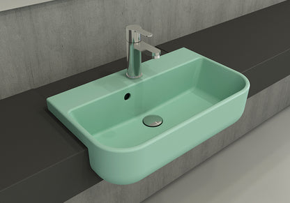 Milano Halbeinbau-Waschbecken 50 cm – Ansicht 2