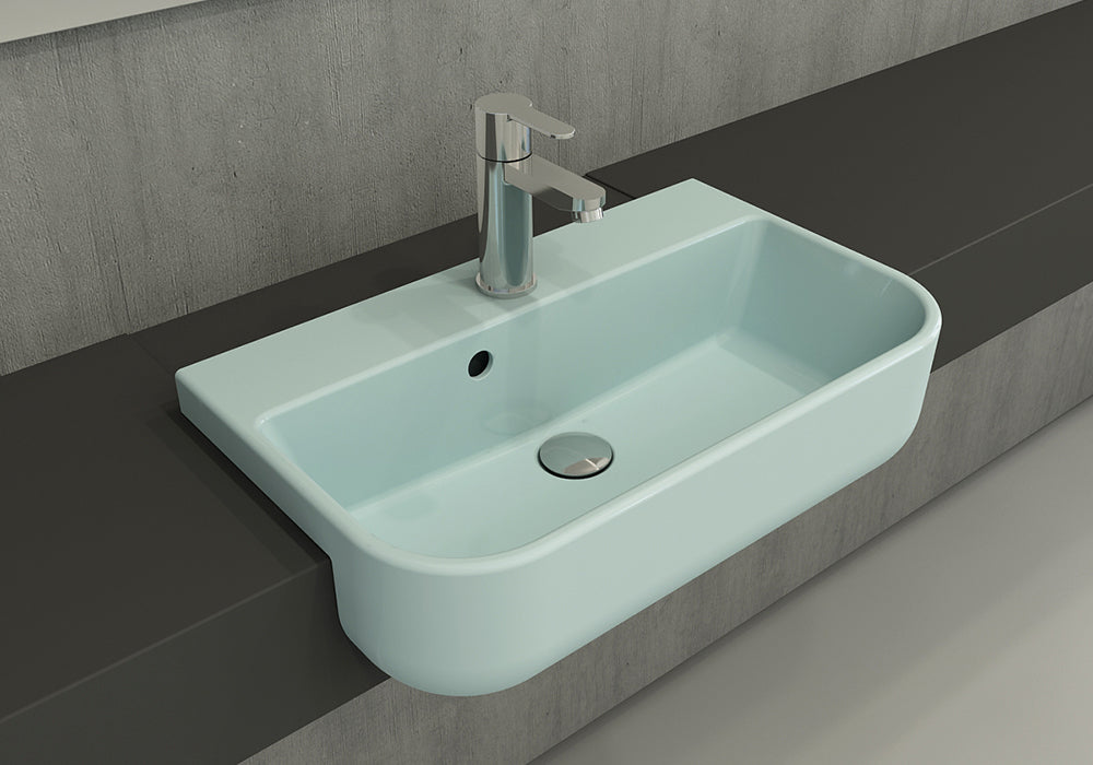 Milano Halbeinbau-Waschbecken 50 cm – Ansicht 4