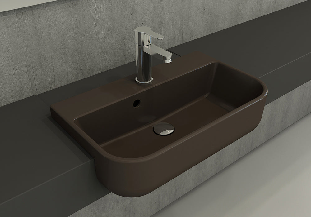 Milano Halbeinbau-Waschbecken 50 cm – Ansicht 6