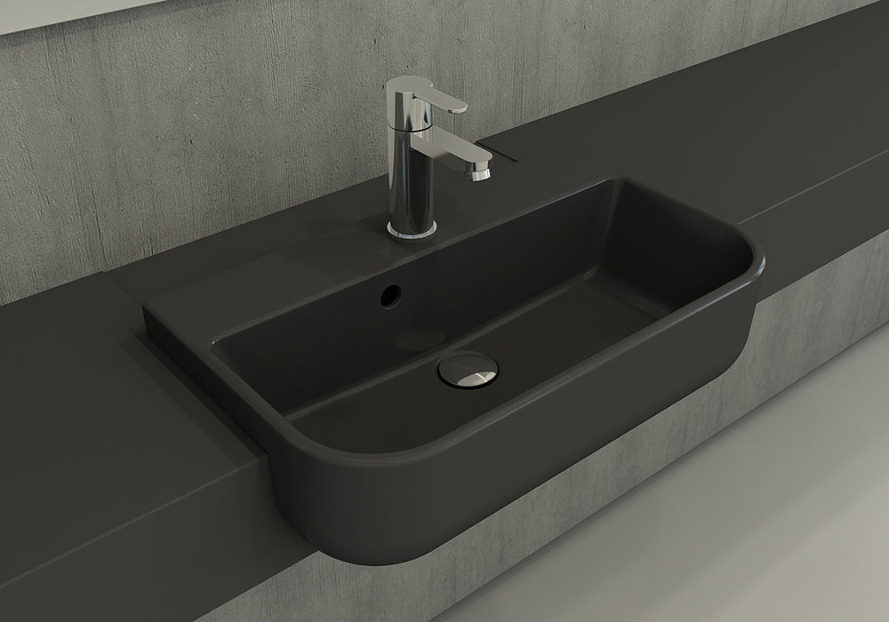 Milano Halbeinbau-Waschbecken 50 cm – Ansicht 8