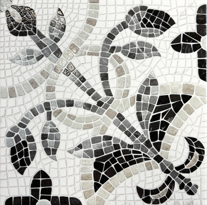 Ceramica Estilker – Musa Light 20x20 cm | Botanische Dekorfliese Hell Matt