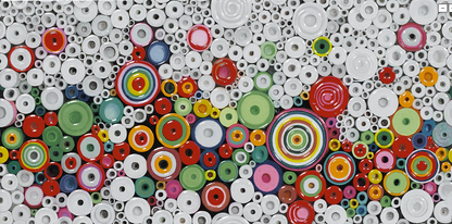 Ceramica Estilker – Jungle Multicolor 30x60 cm | Relief-Wandfliese Blattmuster