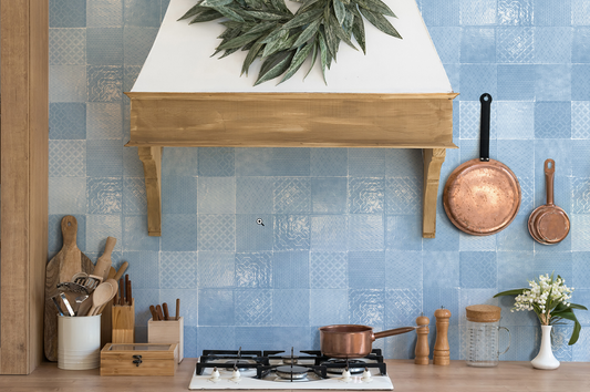 Ceramica Estilker – Rainbow Ocean Mix 11,5x11,5 | Wandfliese Blau Zellige-Optik