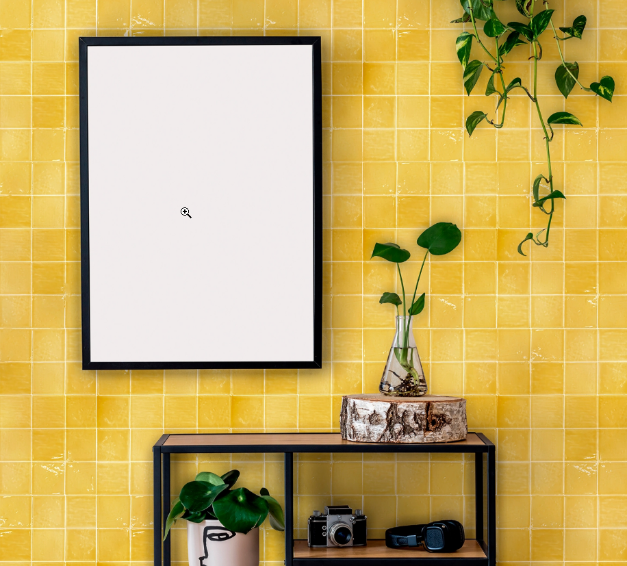 Ceramica Estilker – Rainbow Yellow Mix 11,5x11,5 | Wandfliese Gelb Zellige-Look