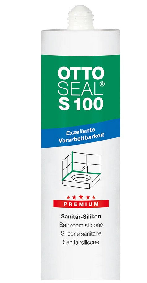 Ottoseal S 100 Premium Sanitär Silikon - 300 ml Kartusche