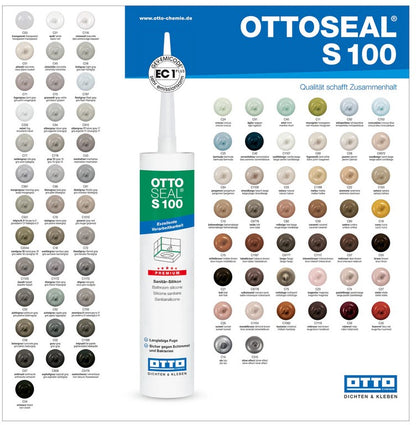 Ottoseal S 100 Premium Sanitär Silikon - 300 ml Kartusche