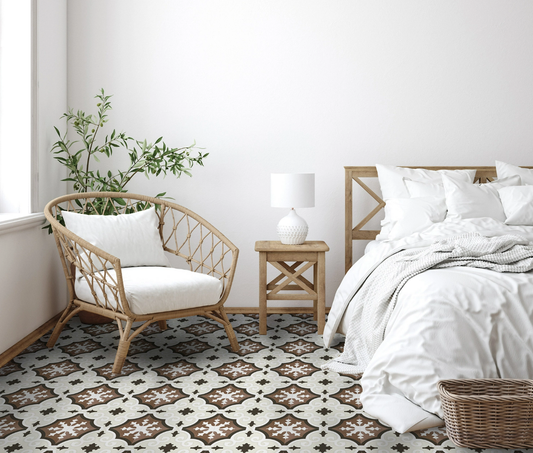 Ceramica Estilker – Velvet Cotto 20x20 cm | Dekorfliese Ornament Terrakotta-Look