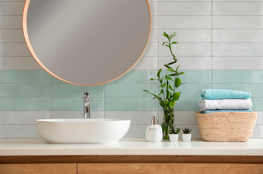 Ceramica Estilker – Balance Alloy 7,5x30 cm | Zellige-Wandfliese Metallic Grau