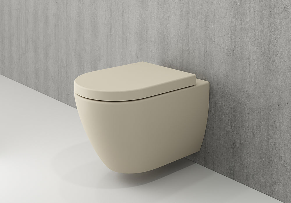 Venezia Rimless Wand-WC Tiefspüler ohne Spülrand –