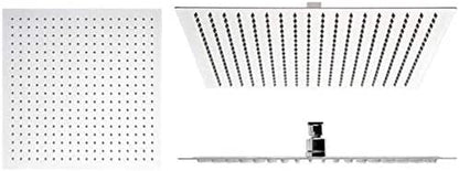 ADGO Edelstahl-Kopfbrause quadratisch 8 Zoll