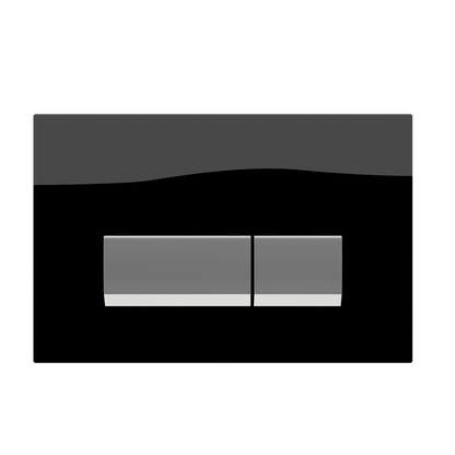 Vivente Betätigungsplatte, Zweimengentechnik, Glas