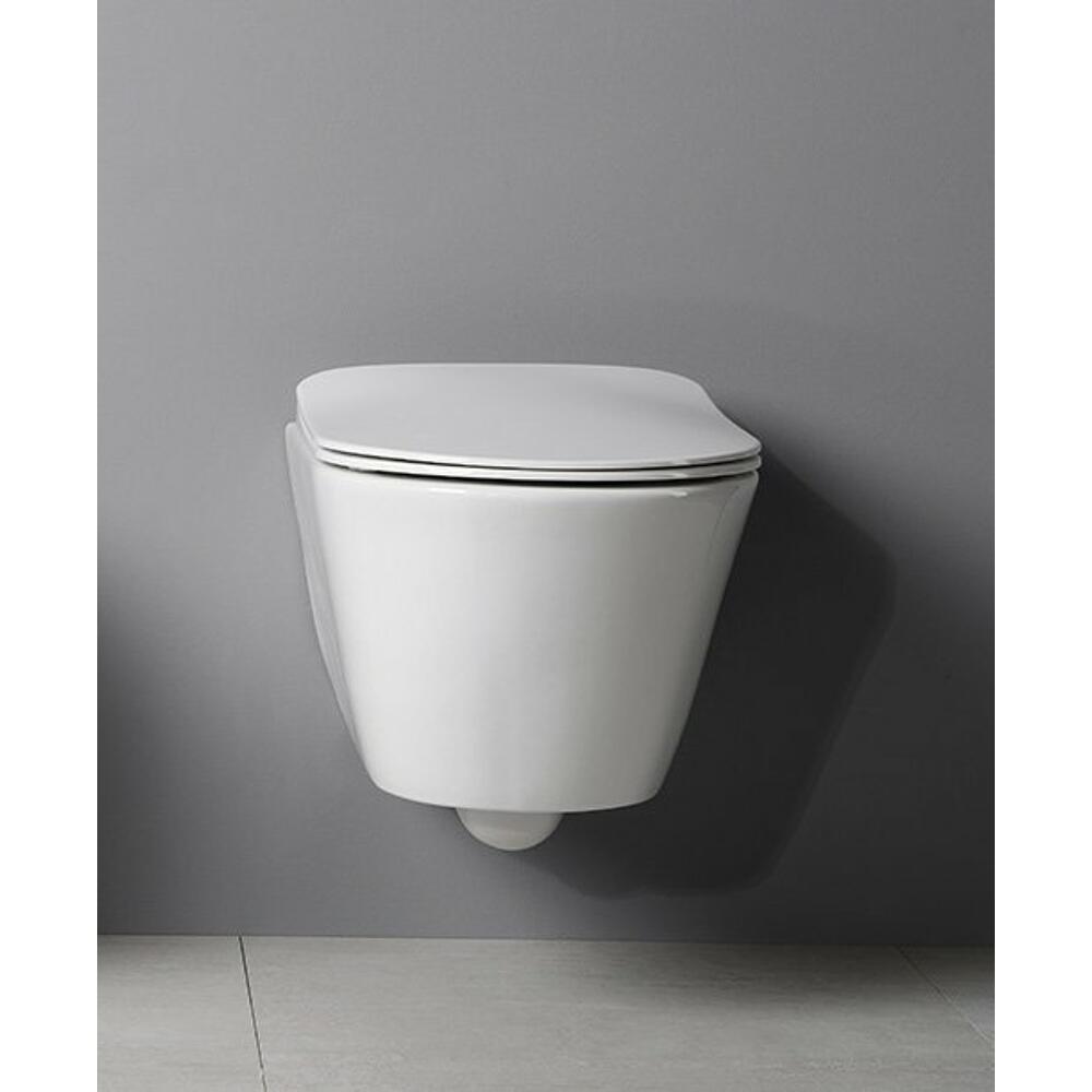 AVVA Wand-WC randlos mit Bidet-Anschluss – Ansicht 1