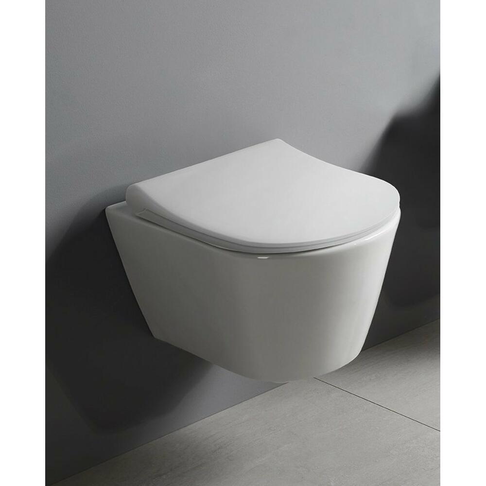 AVVA Wand-WC randlos mit Bidet-Anschluss – Ansicht 2