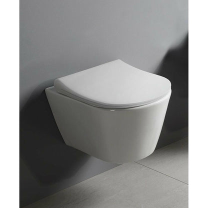 AVVA Wand-WC randlos mit Bidet-Anschluss – Ansicht 2