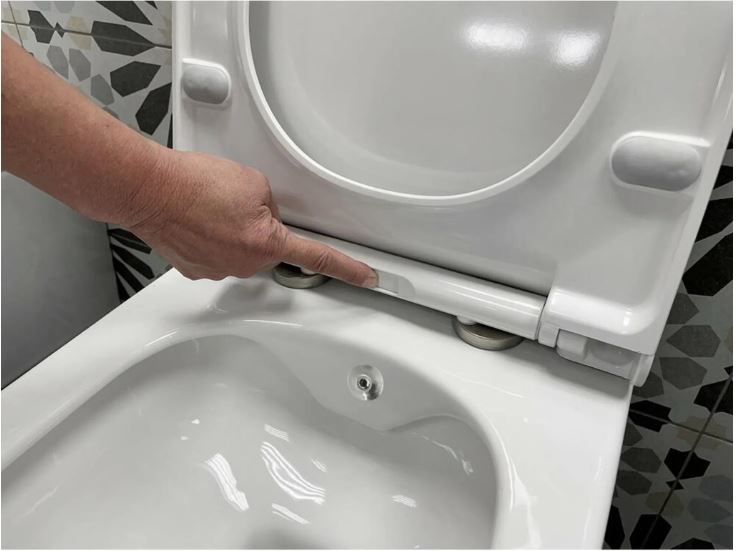AVVA Wand-WC randlos mit Bidet-Anschluss – Ansicht 5