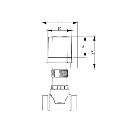 Tula Ventil quadratisch